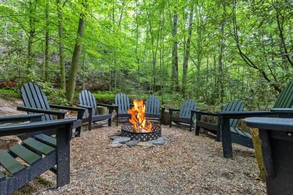 Beech Timber | Off-Grid Glamping Cabin with Private Trails, Firepit + Creekside Vibes - Image 4