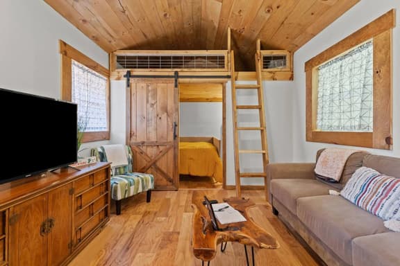 The Sit and Stay Cabin- Hot Tub, Firepit, Covered Porch, WiFi - Image 1