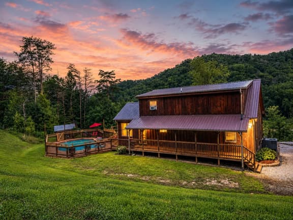Starry Mountain Night | Private Pool, Mountain Views + Family Fun - Image 1